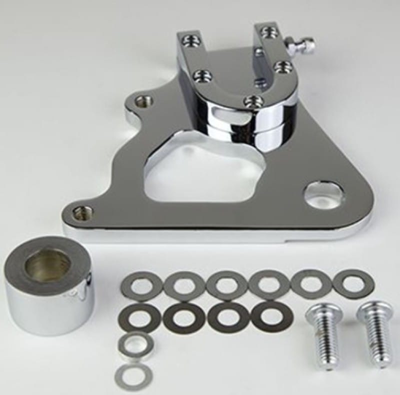 Wilwood — Wilwood Caliper Mounting Kit Chrome w/Bracket GP310 1984-99 Dyna
BRACKET,KIT