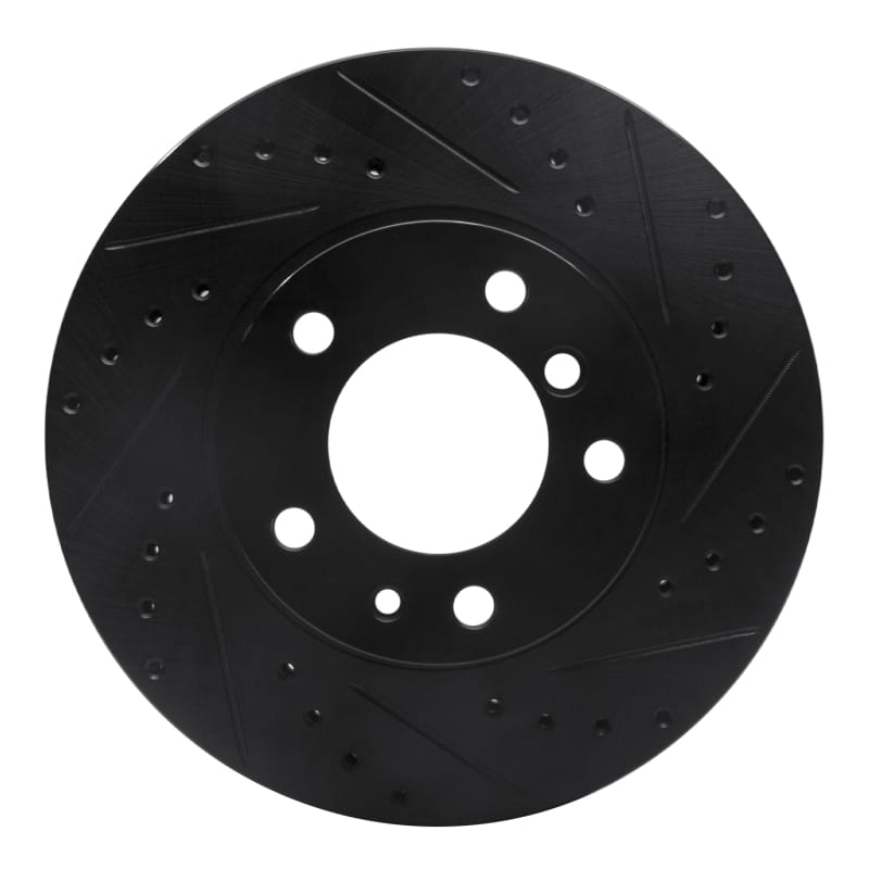 R1 Concepts — R1 87-95 BMW 735IL Front Right Drilled & Slotted Black Brake Rotor
R1 Brake Rotor Drill