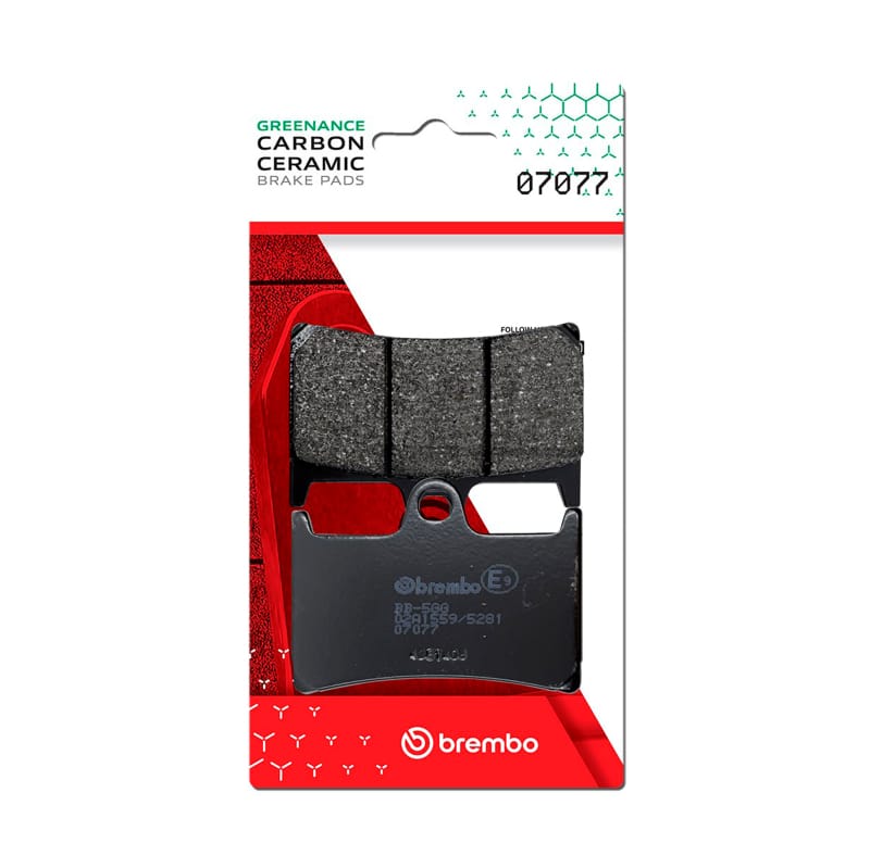 Brembo OE Powersports — Brembo OE Yamaha Tmax Carbon Ceramic Brake Pad - Front