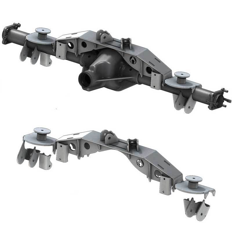 Artec Industries — Artec Industries 93-06 Jeep Wrangler TJ Triangulated Swap Kit w/ Truss - 2.63 In / High Clearance