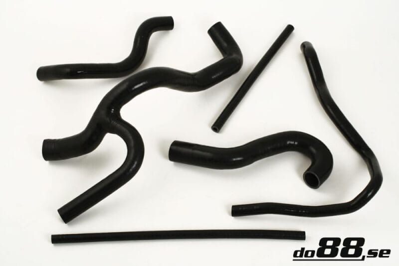 do88 — do88 81-90 Audi Quattro/Ur-Quattro 2.2T 10V Radiator Hoses - Black