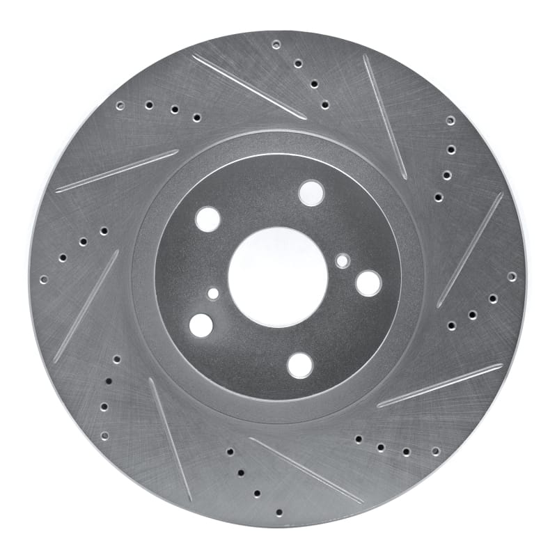 R1 Concepts — R1 93-98 Toyota Supra Right Front Drilled & Slotted Silver Brake Rotor
R1 Brake Rotor Drill
