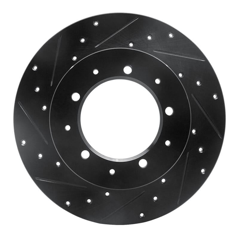 R1 Concepts — R1 74-16 Land Rover Range Rover Rear Left Drilled & Slotted Black Brake Rotor
R1 Brake Rotor Drill