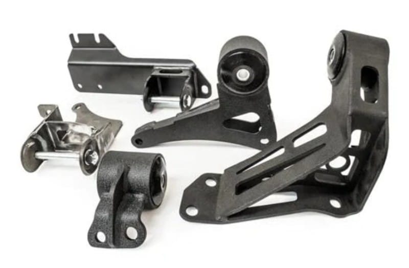 Innovative Mounts — Innovative 90-93 Integra K-Series Black Steel Mounts 95A Bushings (Not K24 Trans)
