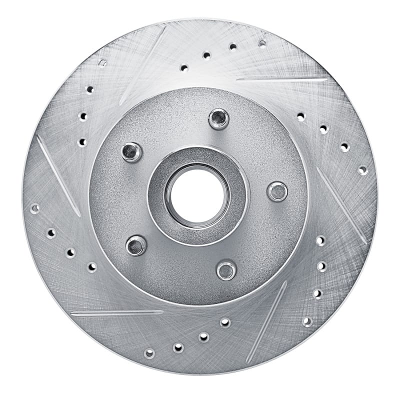 R1 Concepts — R1 72-73 Ford Gran Torino Front Left Drilled & Slotted Silver Brake Rotor
R1 Brake Rotor Drill