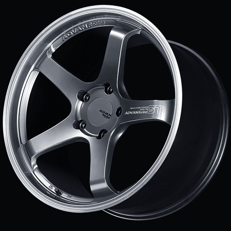 Advan — Advan GT for Porsche 19x12.0 / +63 Off / 5x130 / 71.6mm Bore / Machining and Hyper Platinum Black