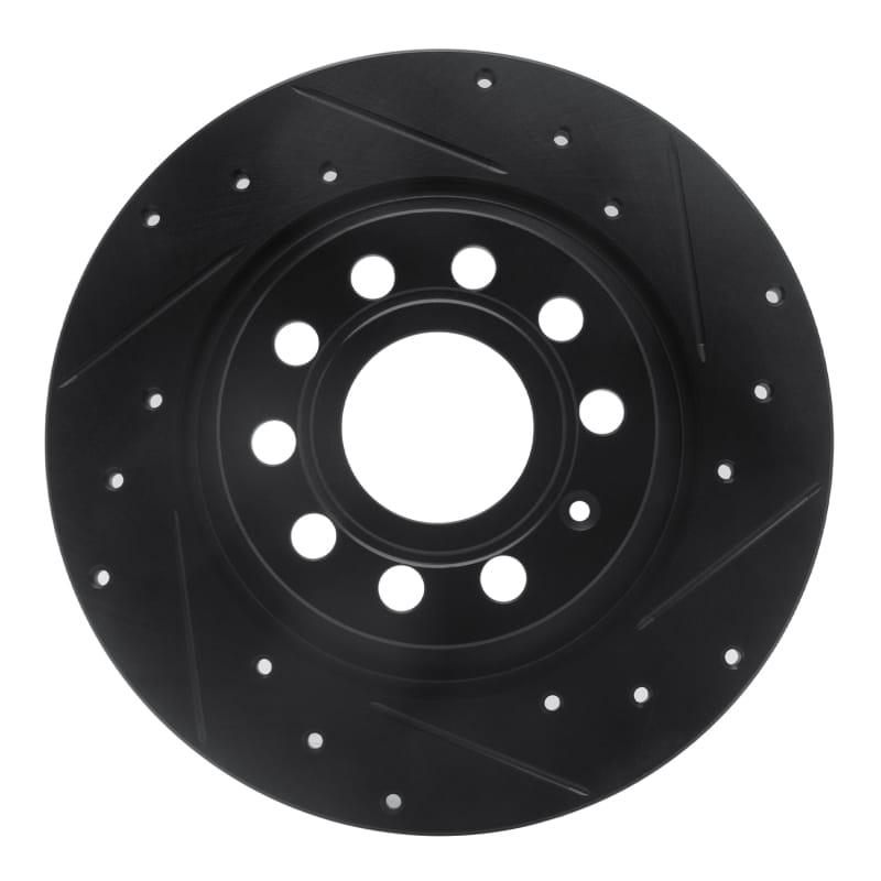 R1 Concepts — R1 05-18 Audi A3 Rear Right Drilled & Slotted Black Brake Rotor
R1 Brake Rotor Drill
