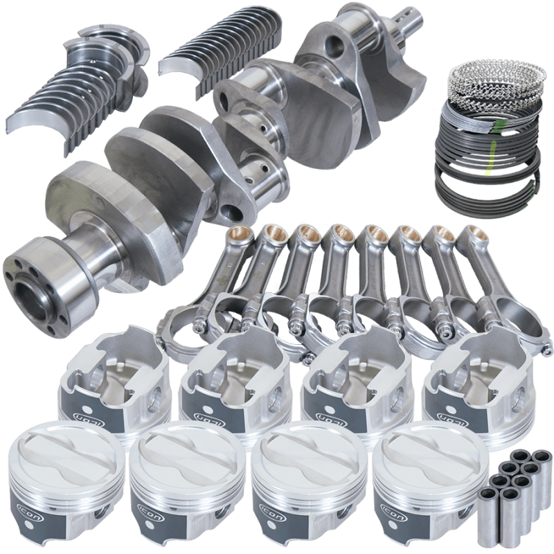Eagle — Eagle Chevy LT1350 1Pc 3.750in Crank 5.700in I-Beam Rods -18cc 4.030in Pistons Rotating Assembly
Street & Strip Assy