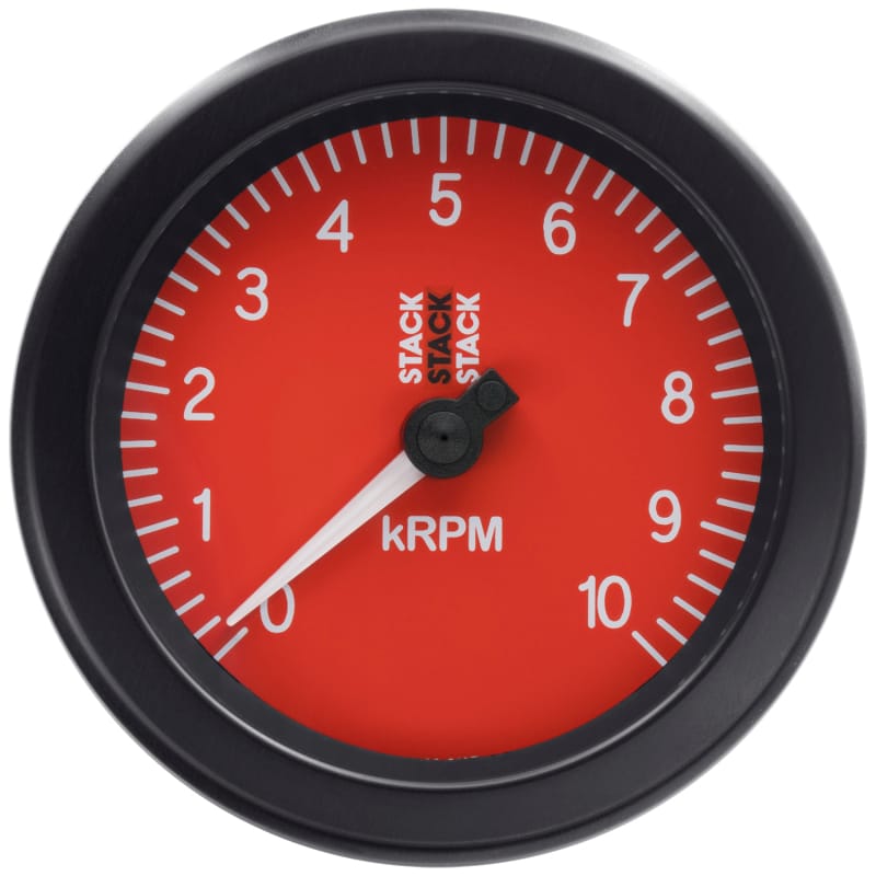 AutoMeter — Autometer Stack Sport 88mm 0-10K RPM Tachometer - Red
TACH SPORT RD 10KRPM
