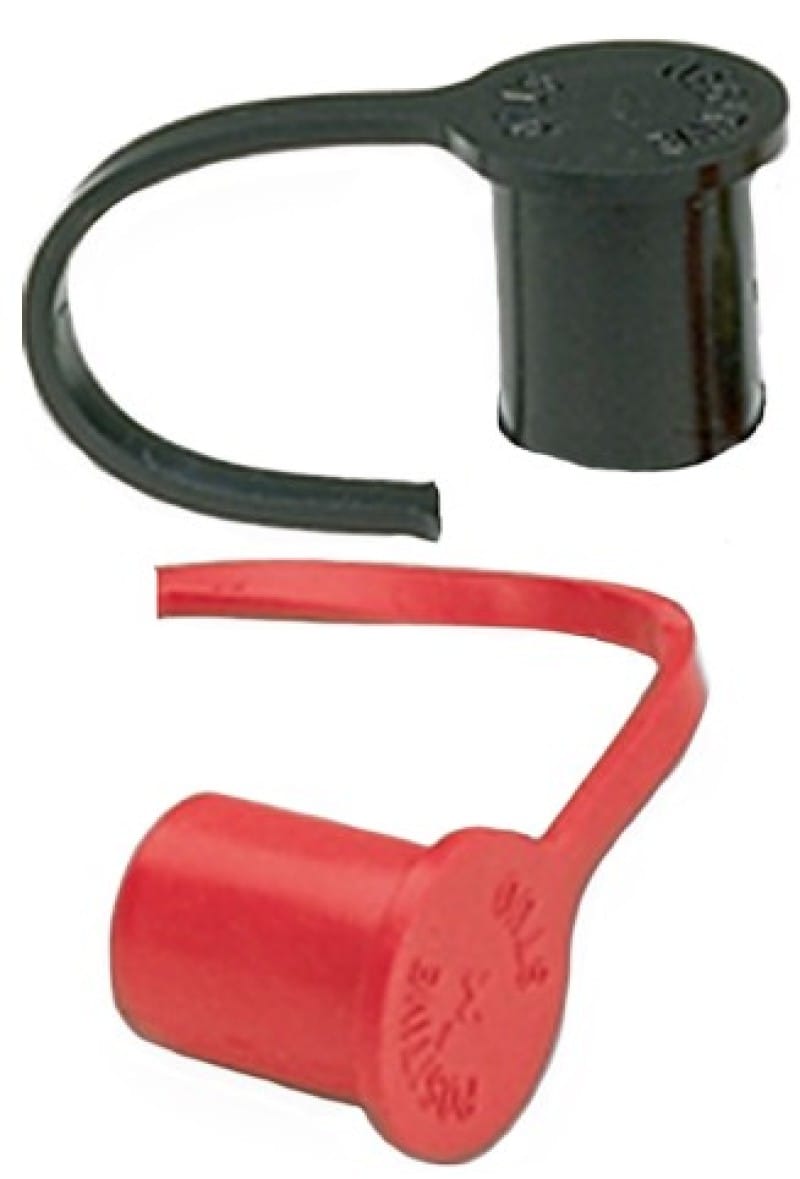 Moroso — Moroso Remote Battery Jumper Terminal Cap Kit - 1 Black - 1 Red (Use w/Part No 74140)