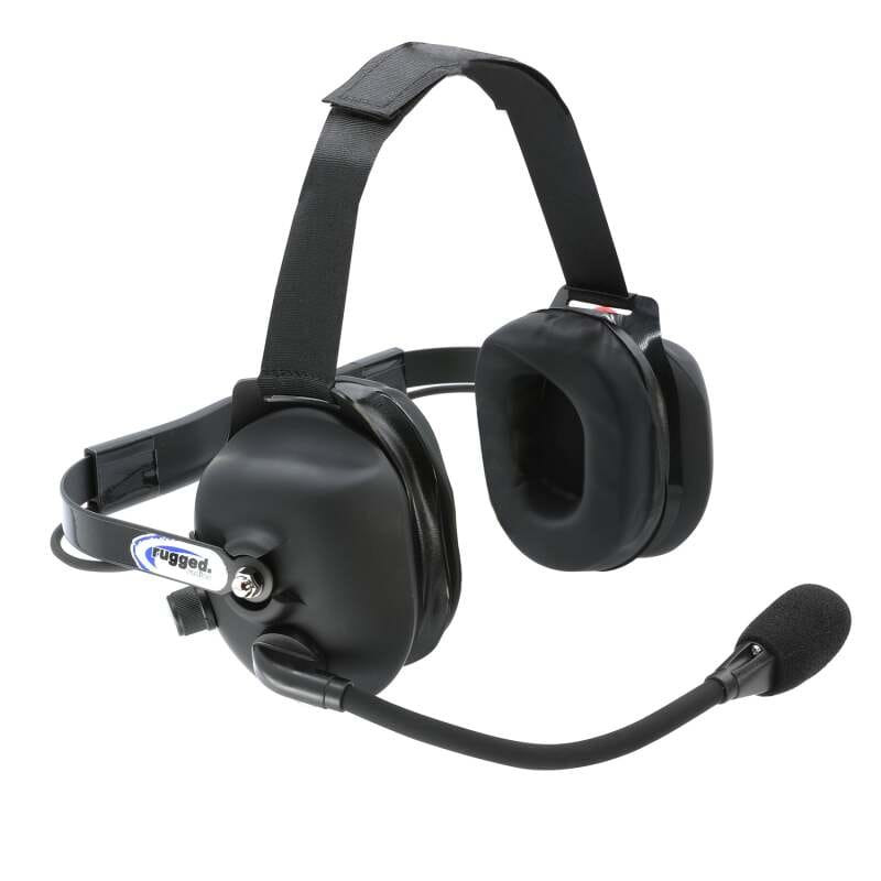 Rugged Radios — Rugged Radios H43 Rubberized Behind the Head (BTH) 2-Way Radio Headset