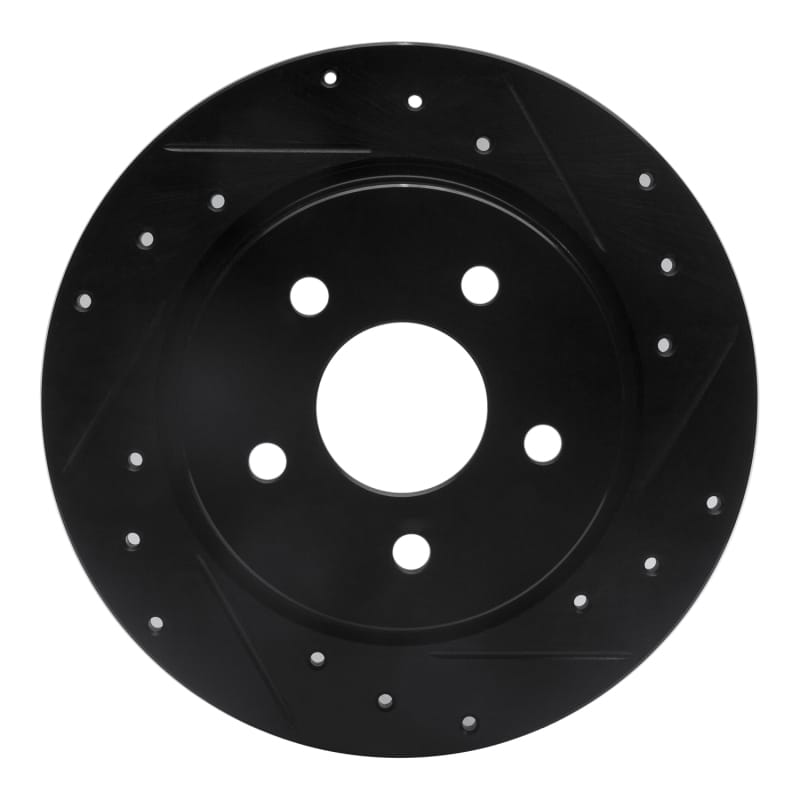 R1 Concepts — R1 06-12 Mercedes-Benz R320 Rear Right Drilled & Slotted Black Brake Rotor
R1 Brake Rotor Drill