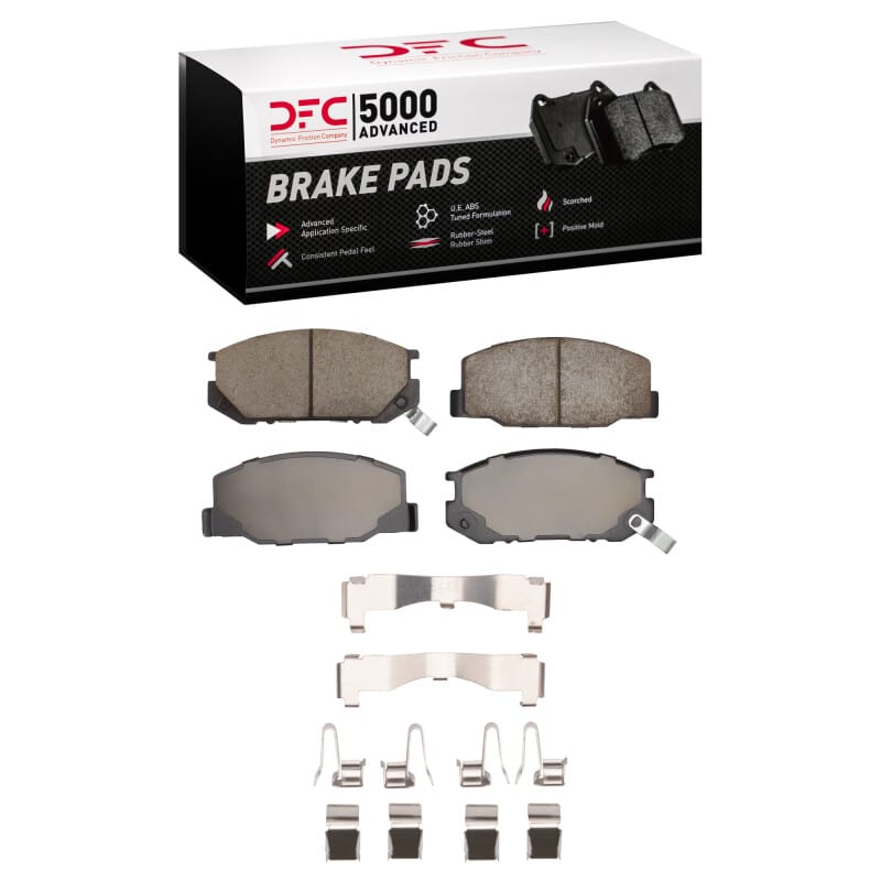 DFC — DFC 82-85 Toyota Celica Front 5000 Advanced Ceramic Brake Pads and Hardware Kit
DFC Brake Pad Set