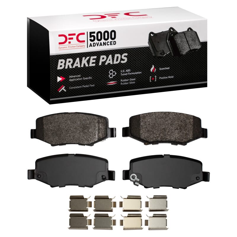 DFC — DFC 07-18 Dodge Nitro Rear 5000 Advanced Semi Metallic Brake Pads and Hardware Kit
DFC Brake Pad Set