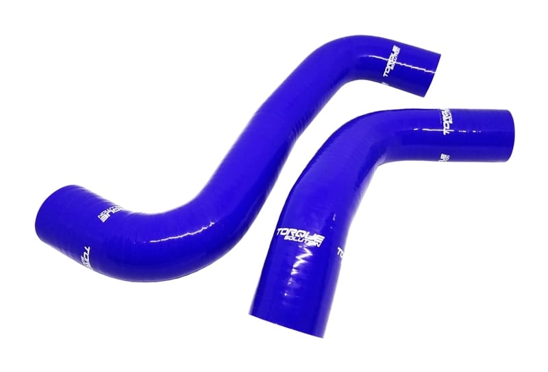 Torque Solution — Torque Solution 08-14 Subaru WRX / 08-18 STI / 09-13 Forester XT Silicone Radiator Hose Kit - Blue