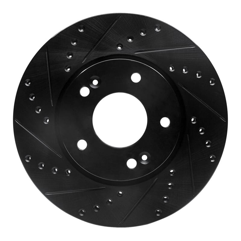 R1 Concepts — R1 10-13 Kia Forte Front Left Drilled & Slotted Black Brake Rotor
R1 Brake Rotor Drill