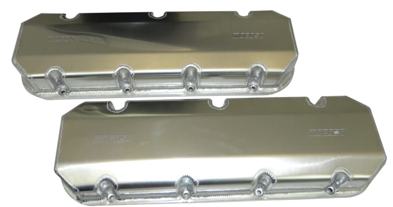 Moroso — Moroso Chevrolet Big Block (w/Symmetrical Port/Stock Heads) Valve Cover w/Steel Insert - Alum - Pair