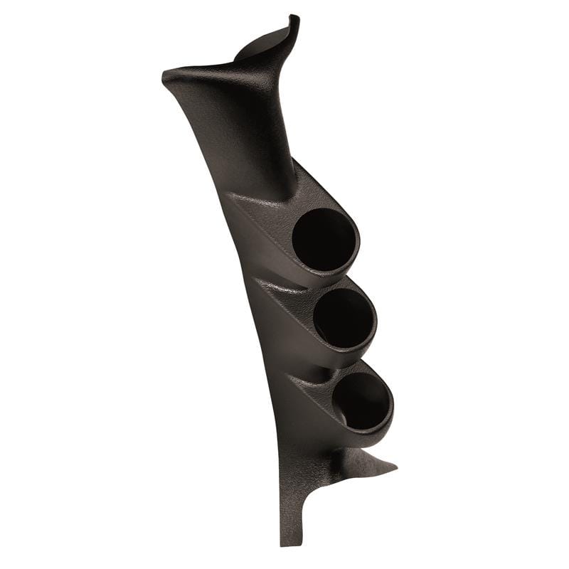 AutoMeter — GAUGE MOUNT, A-PILLAR, FULL, TRIPLE, 2 1/16" , FORD SUPER DUTY 99-07