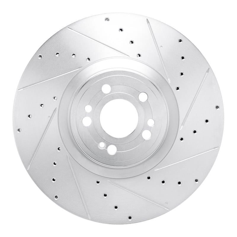 R1 Concepts — R1 20-26 Mercedes-Benz GLE450e Front Right Drilled & Slotted Silver Brake Rotor
R1 Brake Rotor Drill