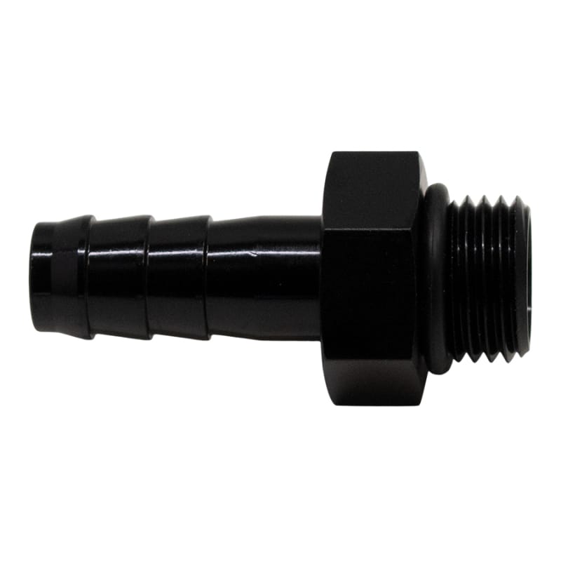 DeatschWerks — DeatschWerks 6AN ORB Male to 3/8in Male Triple Barb Fitting (Incl O-Ring) - Anodized Matte Black
Lines & Fittings