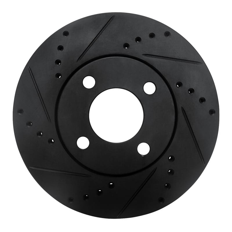 R1 Concepts — R1 90-91 Audi 90 Quattro Front Left Drilled & Slotted Black Brake Rotor
R1 Brake Rotor Drill