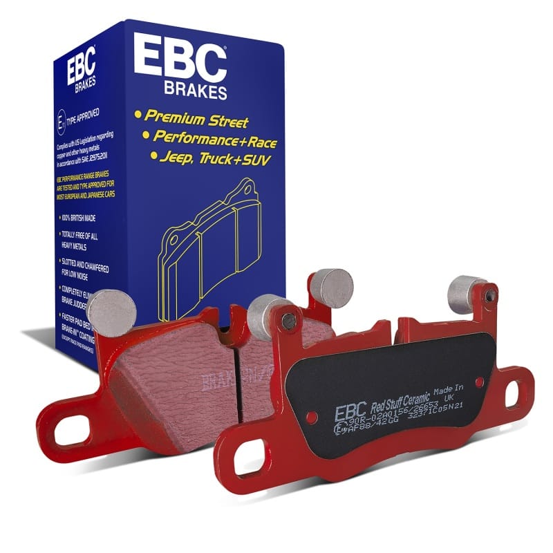 EBC — EBC 2016+ Porsche 911 (991/2 w/Cast Iron Rotors) 3.0TT Carrera Redstuff Rear Brake Pads
Disc Brake Pad