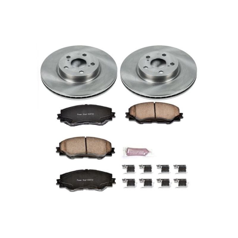 PowerStop — Power Stop 09-10 Pontiac Vibe Front Autospecialty Brake Kit