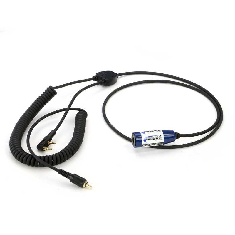 Rugged Radios — Rugged Radios MOTO MAX Complete Motorcycle Comm Kit with Heavy-Duty OFFROAD Cables Without Radio