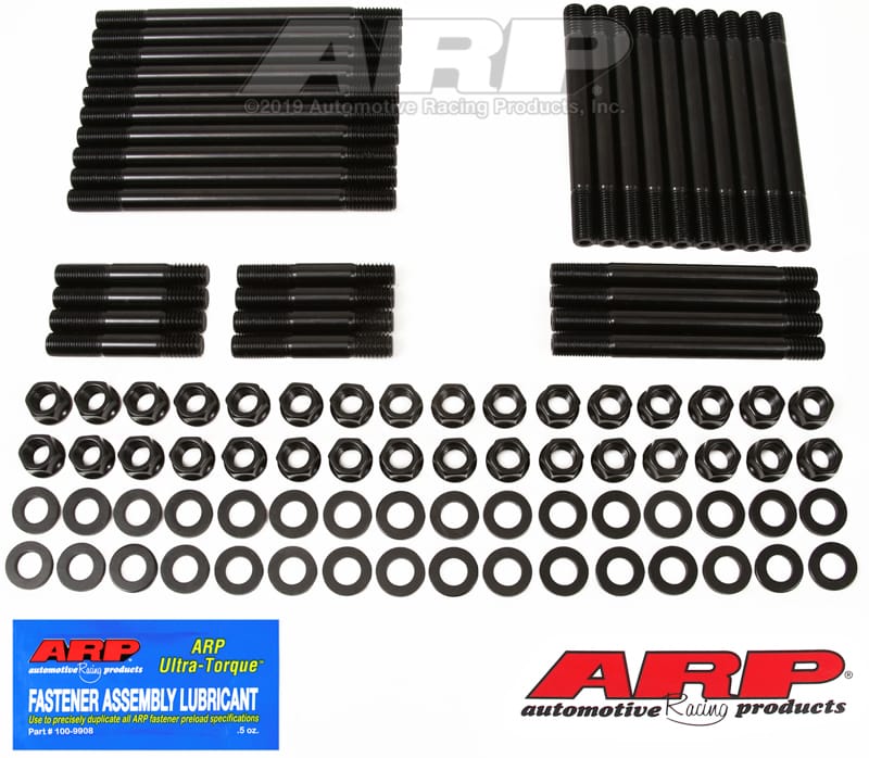 ARP — ARP Chevy Big Block MKIV w/ Merlin Heads 10 long Exhaust Stud Hex Head Stud Kit