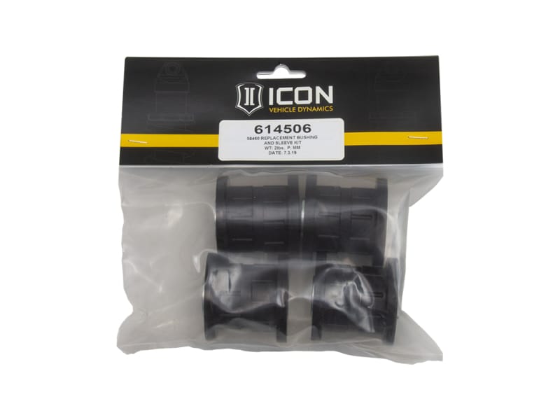 ICON — ICON 58460 Replacement Bushing & Sleeve Kit
UCA BUSHING KIT