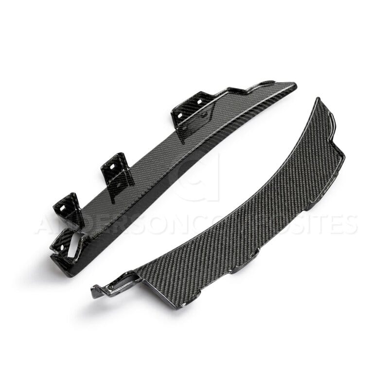 Anderson Composites — Anderson Composites 2020 Ford Mustang/Shelby GT500 Carbon Fiber Rear Mud Guards
Carbon mud guards