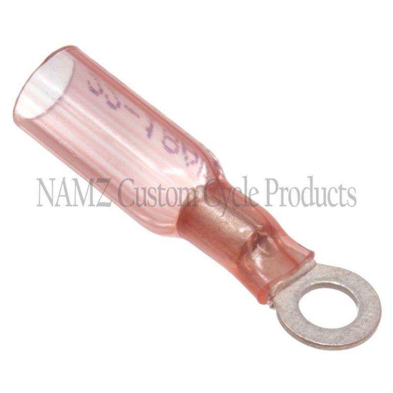 NAMZ — NAMZ Heat Sealable No.8 Ring Terminals 22-18g (25 Pack)