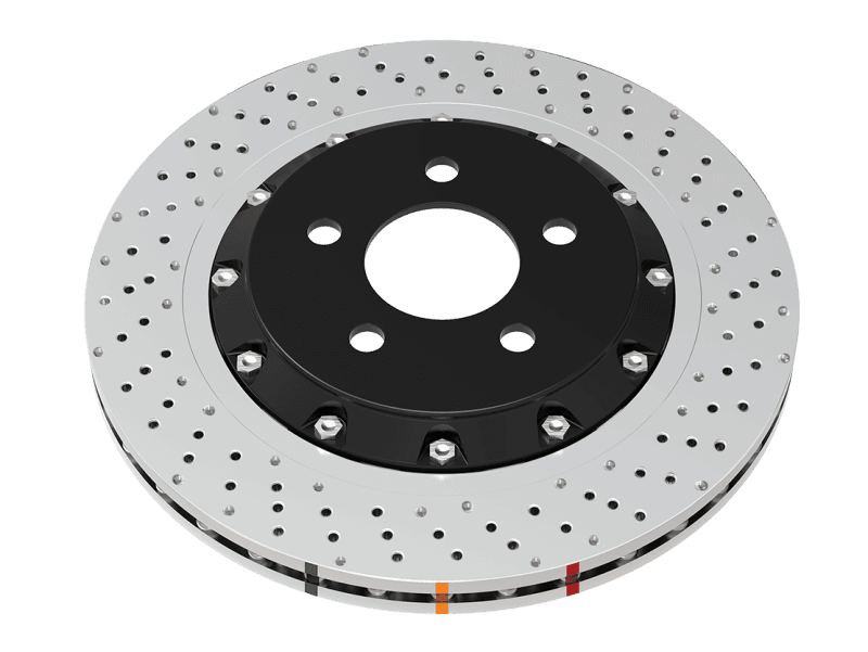 DBA — DBA 2020+ Chevrolet Corvette C8 Z51 Rear Cross Drilled 5000 Series Rotor
