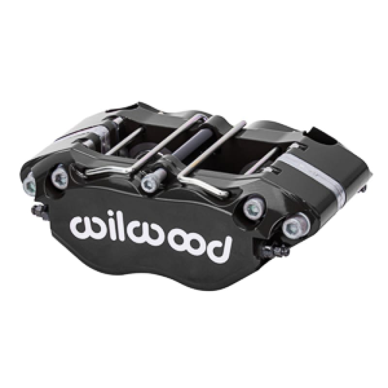 Wilwood — Wilwood Narrow Dynapro 4.75in Mount 1.12/1.12in Pistons .950in Disc - Black Caliper