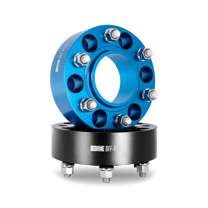 Borne Off-Road — Borne Off-Road Wheel Spacers - 6x139.7 - 106 - 25mm - M12 - Blue