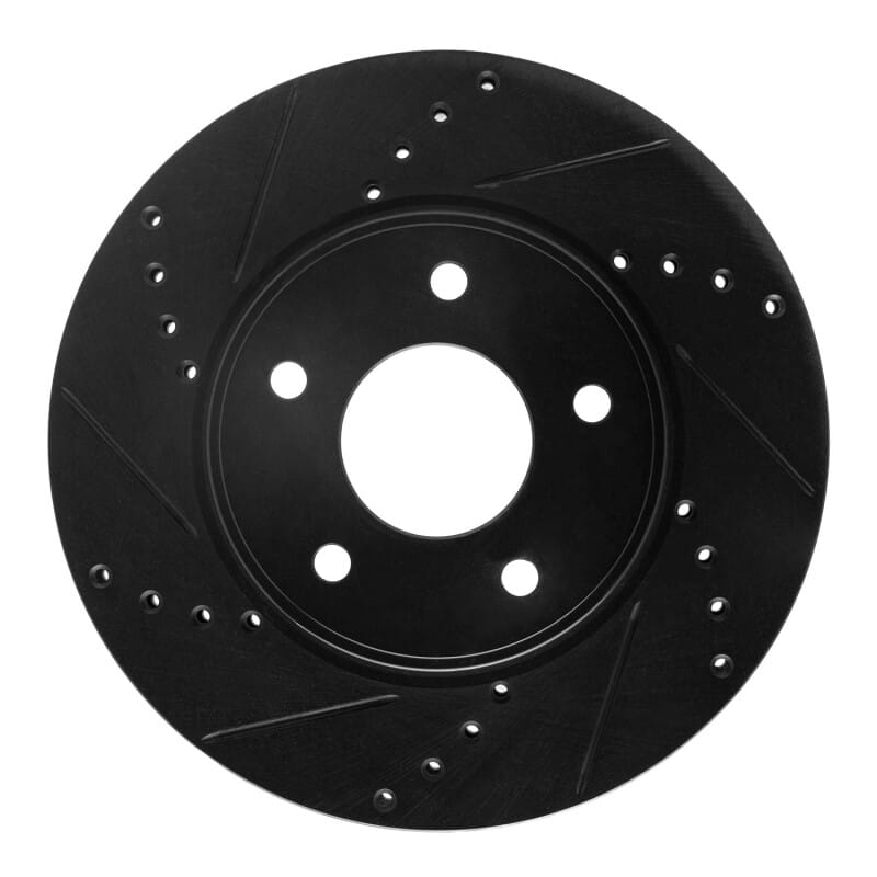 R1 Concepts — R1 11-25 Chevrolet City Express Front Left Drilled & Slotted Black Brake Rotor
R1 Brake Rotor Drill
