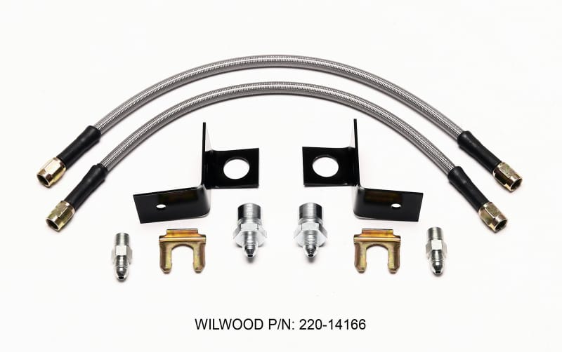 Wilwood — Wilwood Flexline Kit 14 inch -3 M10-1.00 IF 1/8 NPT Straight
FLEXLINE KIT