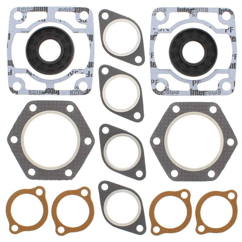 Vertex Pistons — Vertex Gaskets 75-77 Polaris Electra Complete Gasket Kit w/ Oil Seals
