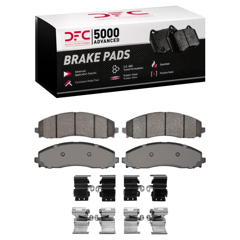 DFC — DFC 23-25 Ford F-250 2WD (Super Duty) Rear 5000 Advanced Semi Metallic Brake Pads and Hardware Kit
DFC Brake Pad Set