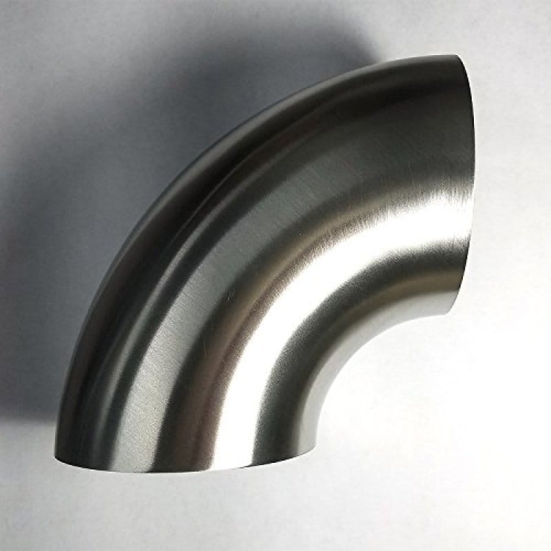 Stainless Bros — Stainless Bros 1.88in SS304 90 Deg Mandrel Bend Elbow - 1D Radius 16GA/.065in Wall (Leg)