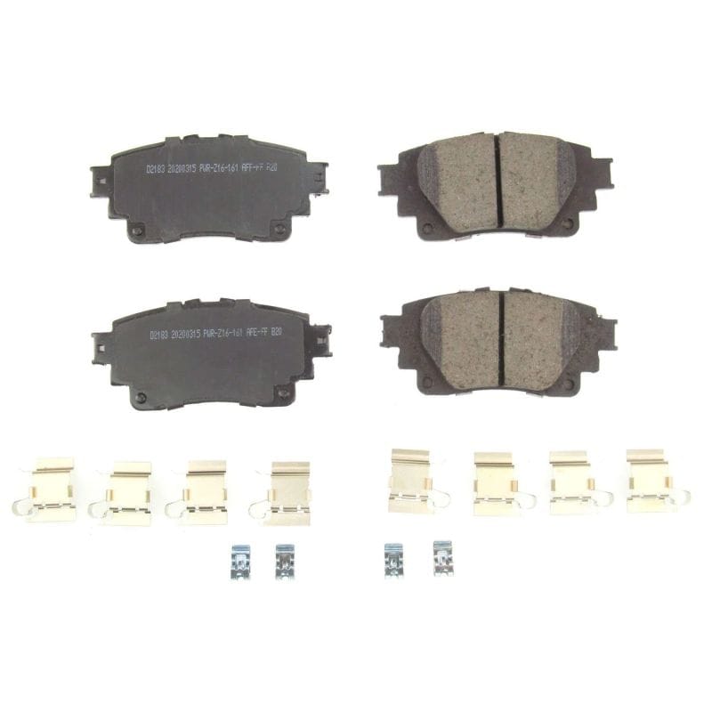 PowerStop — Power Stop 2019 Toyota Corolla Rear Z17 Evolution Ceramic Brake Pads w/Hardware
Z17 Brake Pads