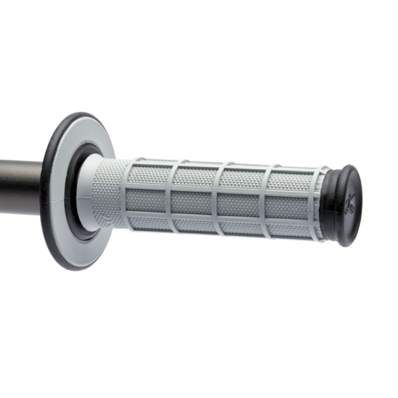 Renthal — Renthal MX Dual Compound Grips Full Waffle - Grey/ Black