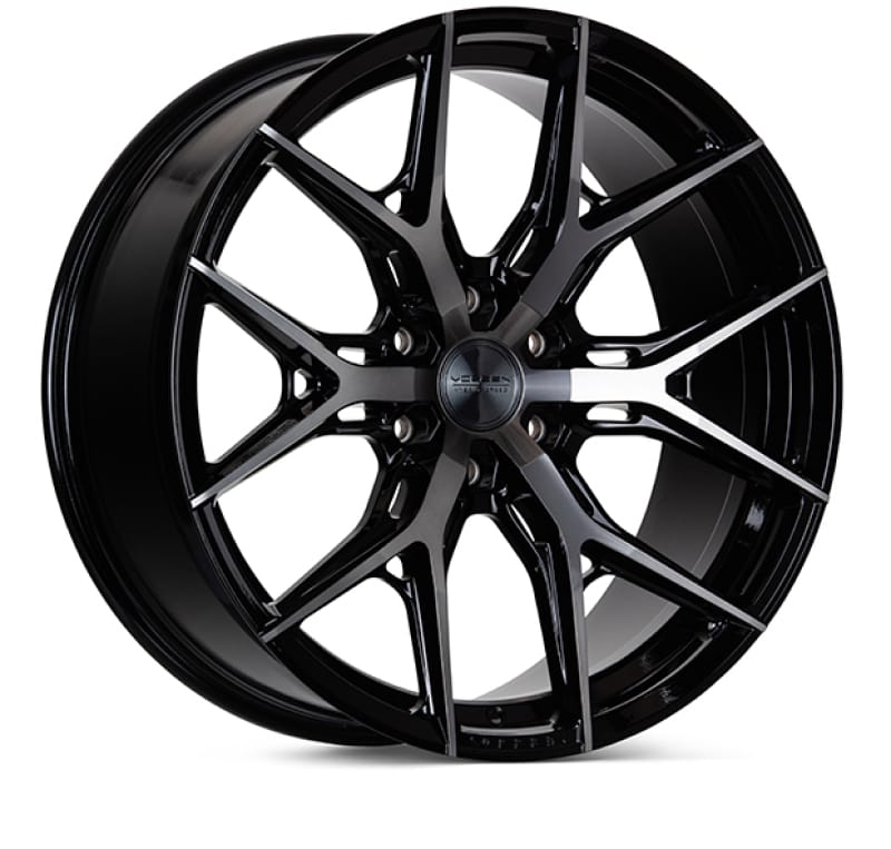 Vossen — Vossen HF6-4 17X9 / 6X139.7 / ET0 / Deep Face / 106.1 - Tinted Gloss Black Wheel