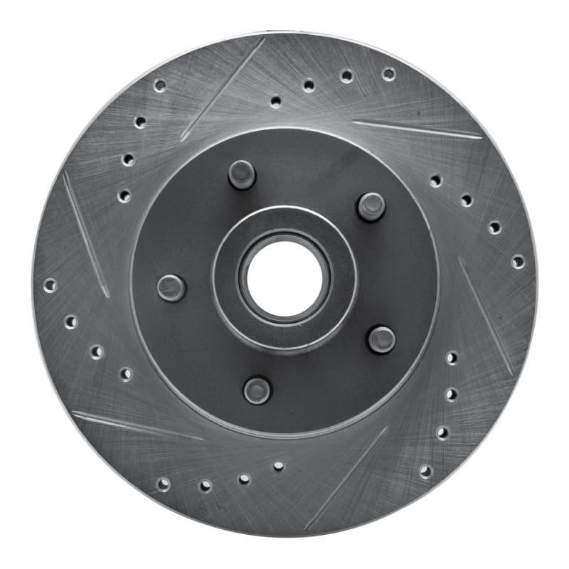R1 Concepts — R1 74-79 Ford Gran Torino Front Left Drilled & Slotted Silver Brake Rotor
R1 Brake Rotor Drill