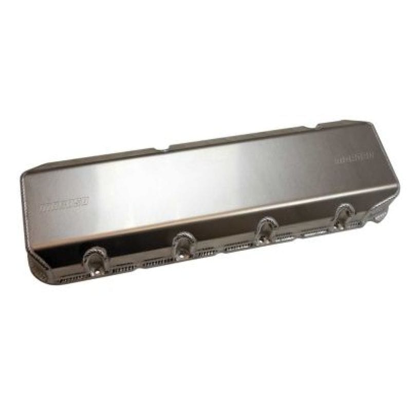Moroso — Moroso BBC R-M Raptor 12 Deg/Profiler Hitman 12 Deg Aluminum Valve Cover w/Billet Rail - Pair