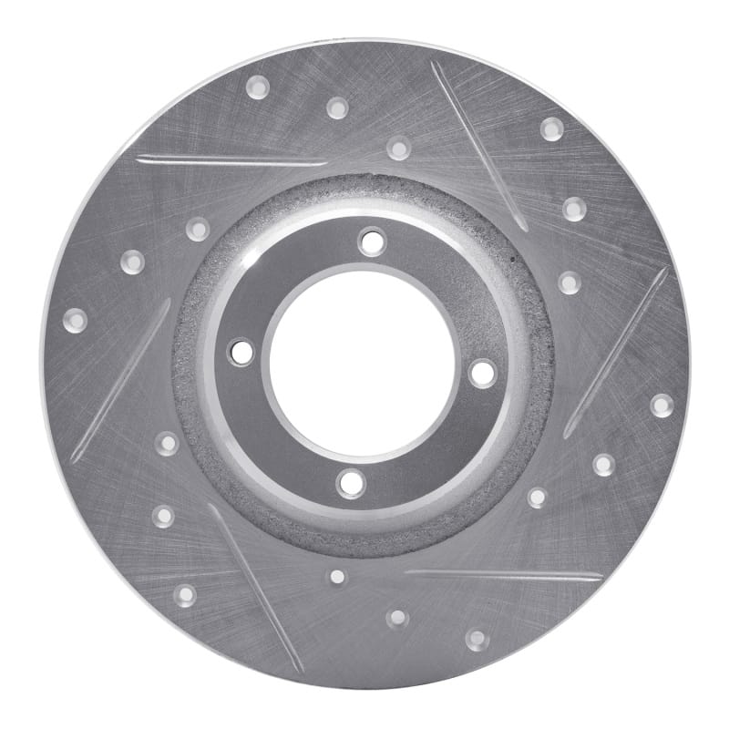 R1 Concepts — R1 75-80 Triumph TR7 Front Right Drilled & Slotted Silver Brake Rotor
R1 Brake Rotor Drill