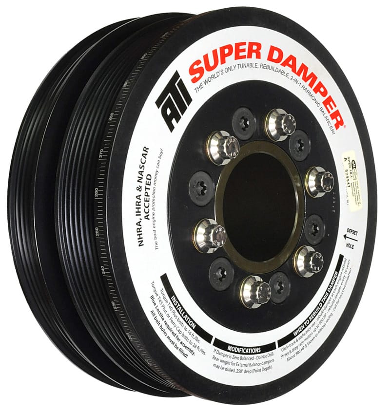 ATI — ATI Damper - 7.48in - Alum - 6/4 Grv - LS3 Camaro - 10-15 - Gen 3 Vortec Truck - 6 Bolt - LS