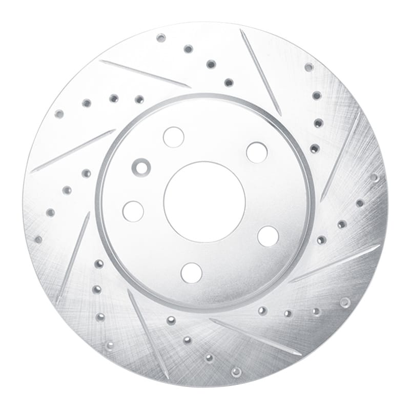 R1 Concepts — R1 08-14 Cadillac CTS Front Right Drilled & Slotted Silver Brake Rotor
R1 Brake Rotor Drill