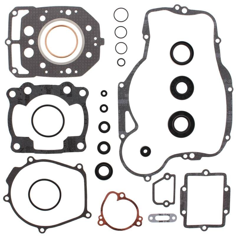 Vertex Pistons — Vertex Gaskets 1987 Kawasaki KX250 Complete Gasket Kit w/ Oil Seals