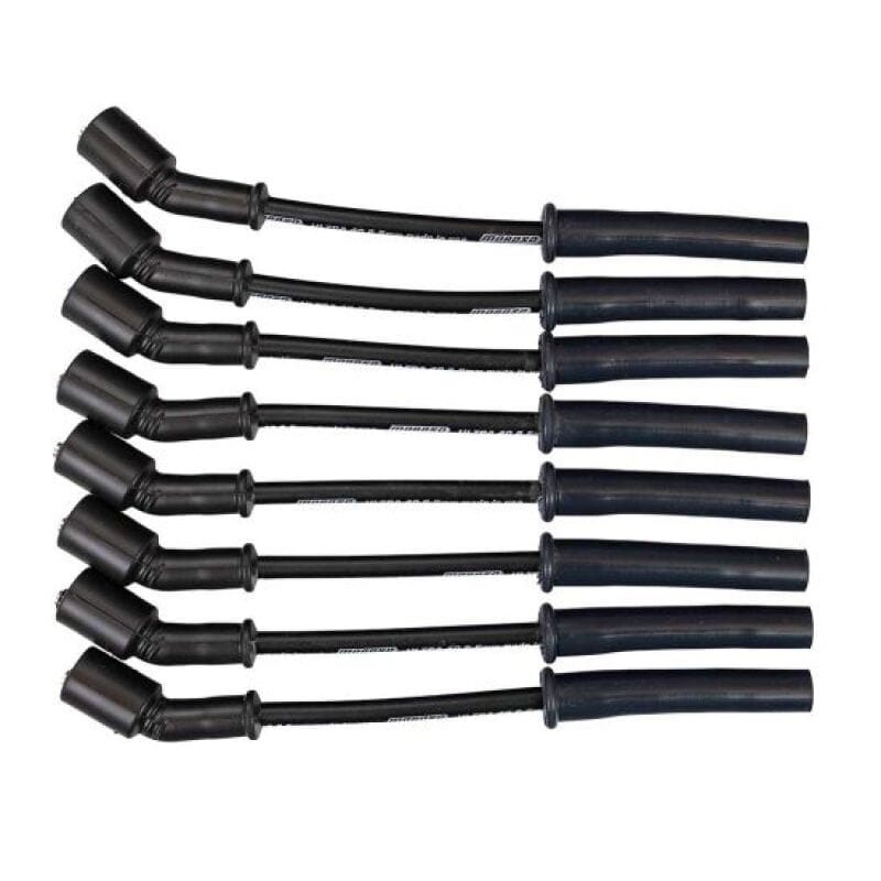 Moroso — Moroso GM GenV LT1/LT4 5.3L/6.2L/6.6L Ultra 40 8.5mm Multi-Angle Boot Spark Plug Wire Set - Black